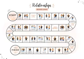 Vorschau - Spiele - Relationships – Board Game mit Bildern | Wortschatz spielerisch üben - Seite 2