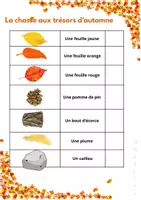 Aperçu - Jeux - La chasse aux trésors d’automne - Page de couverture