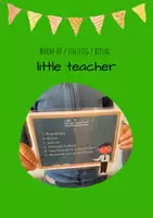 Vorschau - Poster - Little teacher: Ein Warm-up-Ritual / Einstieg in Englisch - Deckblatt