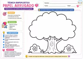Vista previa - Manualidades / Dibujos para colorear - ACTIVIDADES DE TECNICA GRAFOPLASTICAS - página 1