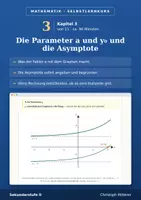 Vorschau - selbst erstellte Cliparts/Grafiken - Asymptote und Streckfaktor lesen | Selbstlernkurs mit Lösungen | Sek II - Deckblatt