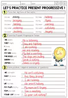 Vorschau - Arbeitsblätter - PRESENT PROGRESSIVE - Worksheet Package - Seite 3