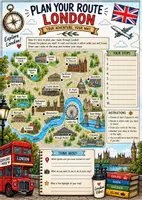 Vorschau - Arbeitsblätter - Plan a trip to London - Seite 3