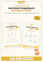 Vorschau - Stundenentwürfe - Zahlen & Buchstaben Doppelpack für Anfangsunterricht Klasse 1 - Seite 1