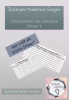 Vorschau - Arbeitsblätter - Rechnen-Punkten-Siegen - Flächenberechnung Vierecke - Deckblatt