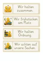 Vorschau - Poster - Klassenregeln Oktopus - Krake / Oktopus- Krakenklasse - Seite 3