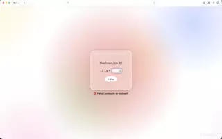 Vorschau - Spiele - Online Rechnen bis 20 - Game Webseite Link Mathe - Seite 1