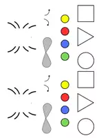 Voorbeeld - Logiset - insecten (vorm - kleur) - Voorblad