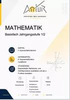 Vorschau - Stundenentwürfe - Exponentialfunktion modellieren | Oberstufe | Mathematik - Deckblatt