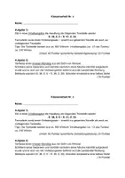 Vorschau - Klassenarbeiten - Deutsch Jg. 7 - Kleider machen Leute_Klassenarbeit - Deckblatt