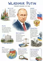 Vorschau - Arbeitsblätter - Lernplakat + Arbeitsblätter zu "Wladimir Putin" + Onlineübung & MP3 + Mindmap + Infografik - Deckblatt