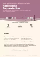 Vorschau - Stundenentwürfe - Radikalische Polymerisation — Chemie Qualifikationsphase - Seite 1
