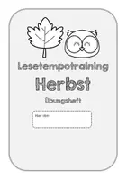 Vorschau - Arbeitsblätter - Lesetraining Herbst | Blitzlesen & Lesetempo steigern | Herbstwörter - Seite 2