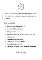 Vorschau - Arbeitsblätter - Lesetraining Herbst | Blitzlesen & Lesetempo steigern | Herbstwörter - Seite 3