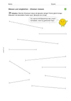 Vorschau - Arbeitsblätter - Arbeitsblatt: Strecken messen - Seite 1