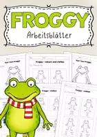 Vorschau - Arbeitsblätter - Froggy gets dressed - Arbeitsblätter - Deckblatt