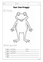 Vorschau - Arbeitsblätter - Froggy gets dressed - Arbeitsblätter - Seite 1
