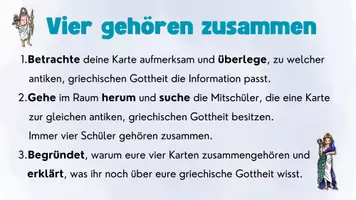 Vorschau - Präsentationen/Tafelbilder - Speeddating: Griechische Götter (Geschichte, Klasse 5/6) - Seite 3