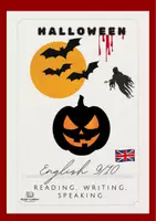 Vorschau - Arbeitsblätter - Aufgabenpaket zum Thema Halloween - Reading, Writing und Speaking inkl. Lösung - Deckblatt