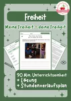 Vorschau - Stundenentwürfe - Meine Freiheit, deine Freiheit | Klasse 7–9 - Deckblatt