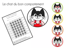 Aperçu - Affichage - Le bon comportement en classe avec Kit (Kit et Siam) - Page de couverture