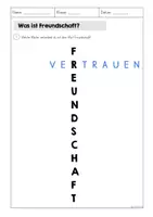 Vorschau - Arbeitsblätter - Freundschaft Arbeitsblätter - Seite 2