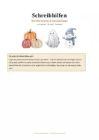 Vorschau - Arbeitsblätter - Schreibheft Herbst · Halloween · Advent – Kreatives Schreiben mit Schreibhilfen | Zyklus 2, 3.–6. Klasse - Seite 1