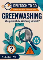 Vorschau - Stundenentwürfe - Deutsch to go: Greenwashing - Deckblatt
