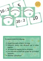 Vista previa - Unidades / Secuencias / Situaciones de Aprendizaje - Memori divisiones - Portada