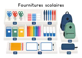 Aperçu - Jeux - Monnaie et fournitures scolaires - Page 1