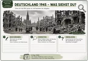 Vorschau - Arbeitsblätter - Nachkriegszeit Deutschland ab 1945 | Unterrichtseinstieg Geschichte | KOSTENLOS - Seite 2
