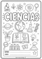 Vista previa - Manualidades / Dibujos para colorear - Portadas áreas, materias o asignaturas - página 3