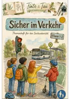 Vorschau - Unterrichtsreihen - Sachunterricht Klasse 1 – Sicher im Verkehr Themenheft Sicherheit - Deckblatt