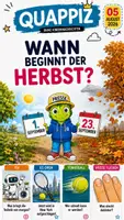 Vorschau - Bildkarten - QUAPPIZ Kindernews, Wochenausgabe vom 27.08.2026 - Seite 1