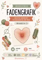 Vorschau - Unterrichtsreihen - Fadengrafik – Kreativ mit Nadel & Faden - Deckblatt