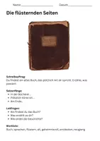 Vorschau - Stundenentwürfe - Kreatives Schreiben Klasse 3 – Das seltsame Buch | Schreibaufgaben mit Hilfen & Beispielen - Seite 3