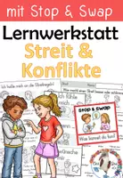 Vorschau - Unterrichtsreihen - Streit & Konflikte lösen - Richtig streiten - Streitregeln & Ich-Botschaften - Deckblatt