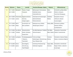 Vorschau - Stundenentwürfe - Jahresplanung Bewegung und Sport 1. Klasse Mittelschule - Seite 3