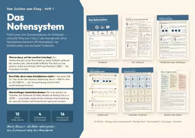 Vorschau - Stundenentwürfe - Notenlesen Klasse 5 – fünf Hefte im Bundle - Seite 1