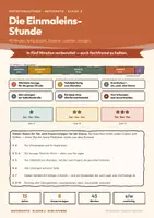 Vorschau - Stundenentwürfe - Einmaleins-Stunde – Vertretung Mathe Klasse 2 - Deckblatt
