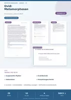 Vorschau - Unterrichtsreihen - Ovid Metamorphosen analysieren – Daphne, Narziss, Pygmalion & Rezeption - Seite 1