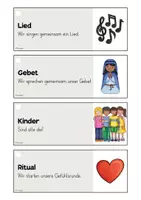 Vorschau - Bildkarten - Moderationsfächer Religion / Stundenablauf - Seite 3