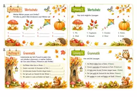 Vorschau - Arbeitsblätter - Die bunte Herbst-Sprachwerkstatt - Seite 3