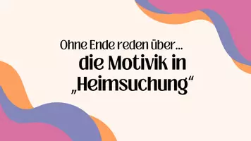 Vorschau - Arbeitsblätter - Heimsuchung (Jenny Erpenbeck): Ohne Ende reden über... die Motive des Werks - Seite 1