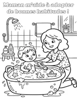 Aperçu - Matériel pour travaux manuels / dessin - Nos Moments Magiques – Coloriages Maman & Enfant - Page 1