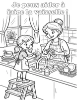 Aperçu - Matériel pour travaux manuels / dessin - Nos Moments Magiques – Coloriages Maman & Enfant - Page 2