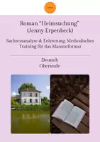 Vorschau - Arbeitsblätter - Heimsuchung (Jenny Erpenbeck): Sachtextanalyse & Erörterung: Methodisches Training für das Klausurformat - Deckblatt
