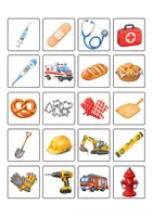Vorschau - Spiele - Berufe Sortierspiel Vorschule und Kindergarten - Seite 1