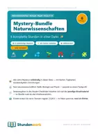 Vorschau - Arbeitsblätter - Mystery-Bundle Naturwissenschaften - Deckblatt