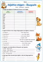 Vorschau - Arbeitsblätter - Deutsch Vertretungsstunde Klasse 3-5 Wortarten, Pronomen, Präpositionen & Adjektive - Seite 2